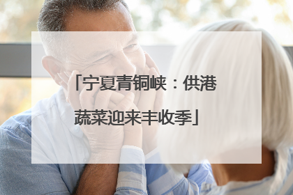 宁夏青铜峡：供港蔬菜迎来丰收季